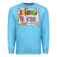 Ocean Blue Western School Nurse Premium Sweatshirt - LillyAllenDesigns