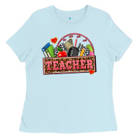 Baby Blue race teacher Ladies Tee - AdoDesignShop