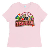Bubblegum Pink race teacher Ladies Tee - AdoDesignShop