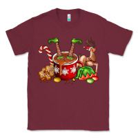 Burgundy chocolate elf Classic Tee - FaDigitalArtStudio