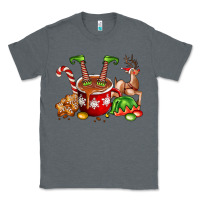 Charcoal Heather chocolate elf Classic Tee - FaDigitalArtStudio