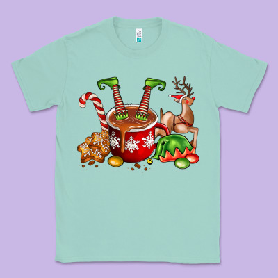 Chocolate Elf Classic Tee Designed By Fadigitalartstudio