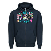 Navy he is risen indeed Zipper Hoodie - AdoDesignShop