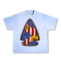 Grape Ice American flag sunflower arrowhead Urban Heavy Tee - Zillion Design Studio
