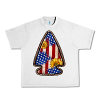 Lunar Rock American flag sunflower arrowhead Urban Heavy Tee - Zillion Design Studio