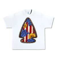 White American flag sunflower arrowhead Urban Heavy Tee - Zillion Design Studio