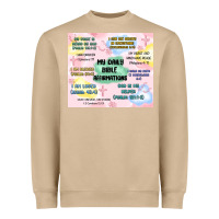 Mushroom daily bible affirmations Heavyweight Sweatshirt - MaliasSmallBusiness