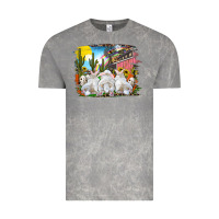 Cloud Rock Easter Farm With Bunnies Vintage Tee - RanaPortraitStore
