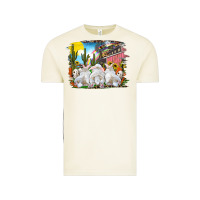 Vintage Arctic Easter Farm With Bunnies Vintage Tee - RanaPortraitStore