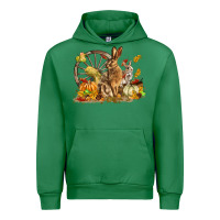 Emerald Fall Rabbit Urban Hoodie - LillyAllenDesigns
