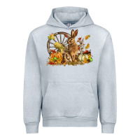 Heather Grey Fall Rabbit Urban Hoodie - LillyAllenDesigns