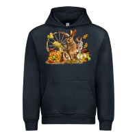 Navy Fall Rabbit Urban Hoodie - LillyAllenDesigns