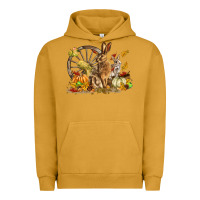 Pigment Peanut Butter Fall Rabbit Urban Hoodie - LillyAllenDesigns