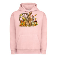 Pigment Salmon Fall Rabbit Urban Hoodie - LillyAllenDesigns