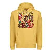 Antique Gold santa s favorite lab crew Premium Hoodie - MaliasSmallBusiness
