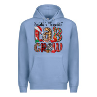 Colony Blue santa s favorite lab crew Premium Hoodie - MaliasSmallBusiness