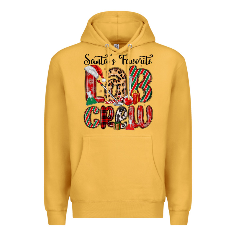 Santa S Favorite Lab Crew Premium Hoodie by MaliasSmallBusiness | Teevron