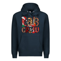 Navy santa s favorite lab crew Premium Hoodie - MaliasSmallBusiness