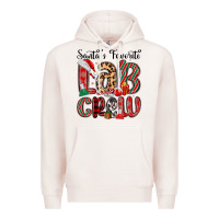 Pale Pink santa s favorite lab crew Premium Hoodie - MaliasSmallBusiness