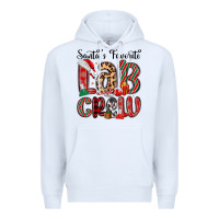 White santa s favorite lab crew Premium Hoodie - MaliasSmallBusiness