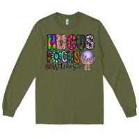 Army Green hocus pocus witches Long Sleeve Tee - CowhideDigitalArt