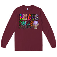 Burgundy hocus pocus witches Long Sleeve Tee - CowhideDigitalArt