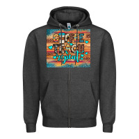 Charcoal Heather coffee teach repeat Zipper Hoodie - JahusDesignShop