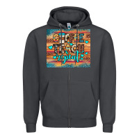 Smoke coffee teach repeat Zipper Hoodie - JahusDesignShop