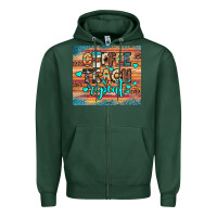 Sports Green coffee teach repeat Zipper Hoodie - JahusDesignShop
