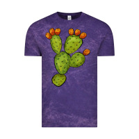 Cloud Purple cactus Vintage Tee - BarkalooDesign