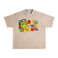 Back To School With School Bag Urban Heavy Tee | Teevron