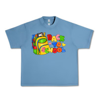 Pebble Blue back to school with school bag Urban Heavy Tee - texasbilliewilder