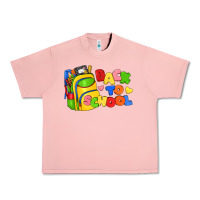 Salmon back to school with school bag Urban Heavy Tee - texasbilliewilder