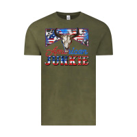 Vintage Olive American junkie Vintage Tee - Zillion Design Studio
