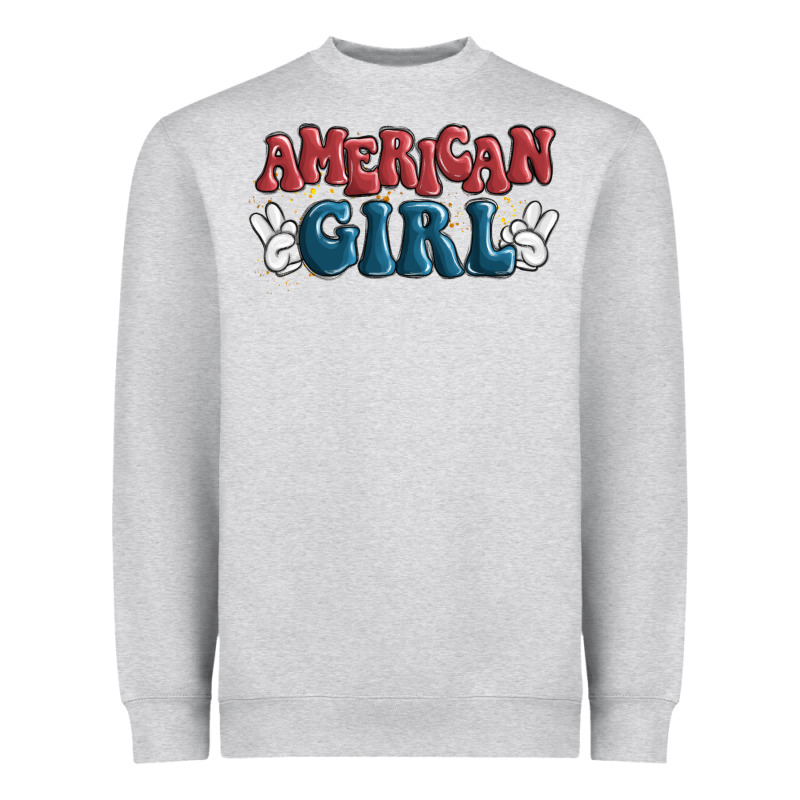 American Girl Heavyweight Sweatshirt by MaliasSmallBusiness | Teevron