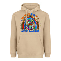 Mushroom autism awareness gnomes Heavyweight Hoodie - BarkalooDesign