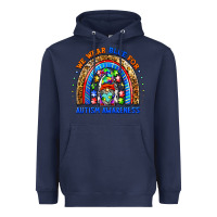 Navy autism awareness gnomes Heavyweight Hoodie - BarkalooDesign