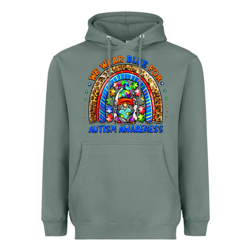 Autism Awareness Gnomes Heavyweight Hoodie by BarkalooDesign | Teevron