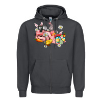 Smoke easter excavator Zipper Hoodie - AdoDesignShop