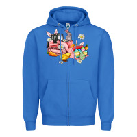 True Royal easter excavator Zipper Hoodie - AdoDesignShop