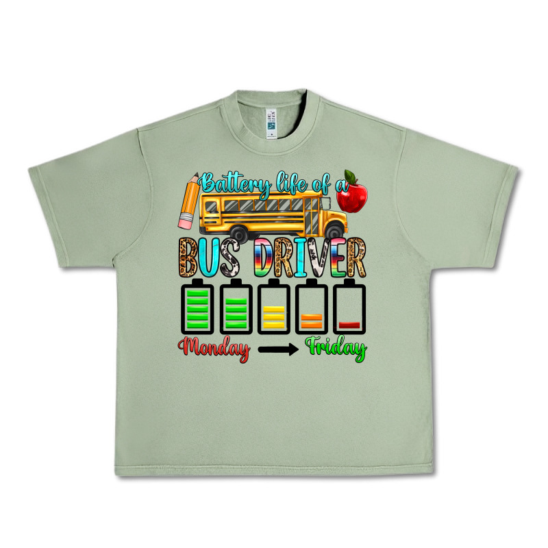 Battery Life Of A Bus Driver Urban Heavy Tee by texasbilliewilder | Teevron