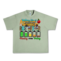 Oil Green battery life of a bus driver Urban Heavy Tee - texasbilliewilder