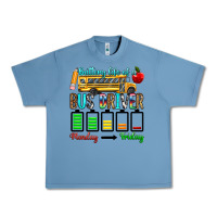 Pebble Blue battery life of a bus driver Urban Heavy Tee - texasbilliewilder