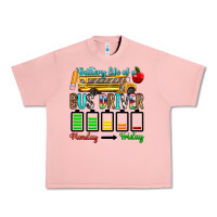 Salmon battery life of a bus driver Urban Heavy Tee - texasbilliewilder