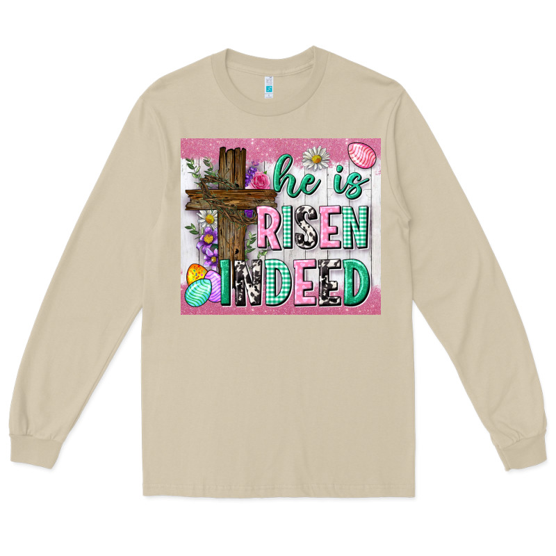 He Is Risen Indeed Tumbler Long Sleeve Tee by Neo Western | Teevron