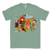 Sage Firefighter Coffee Cups Classic Tee - FaDigitalArtStudio