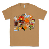 Toasted Coconut Firefighter Coffee Cups Classic Tee - FaDigitalArtStudio