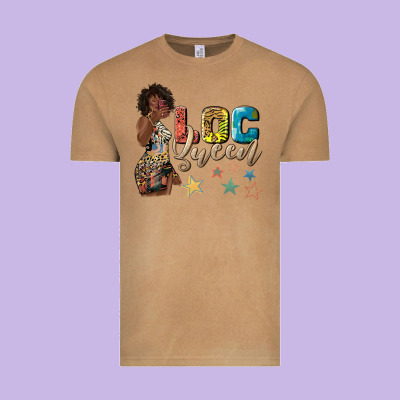Vintage Tee afro woman loc queen