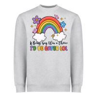 Heather Grey if being gay was a choice i'd be gayer lol Heavyweight Sweatshirt - MaliasSmallBusiness