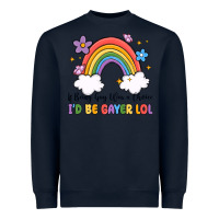 Navy if being gay was a choice i'd be gayer lol Heavyweight Sweatshirt - MaliasSmallBusiness